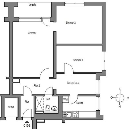 Barrierearme 3-Zimmer-Wohnung mit Loggia und bodentiefer Dusche - "Freie Scholle eG" - Foto 3