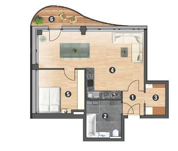 Wohnung - Miete in 8020 Graz - Photo 6