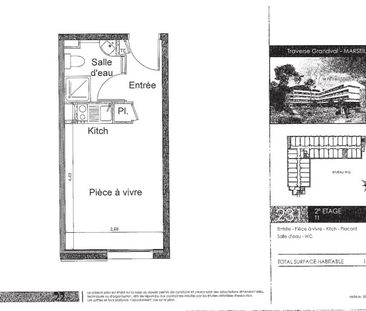 Location Appartement 1 pièce 18m² MARSEILLE 9ème - Photo 5