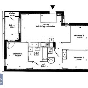Location Appartement 4 pièces 70m² BRETIGNY SUR ORGE 91220 - Photo 3