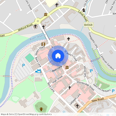 Broad Street, Newtown, Powys, SY16