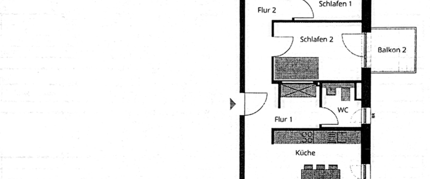 Möblierte, lichtdurchflutete 3-Zimmer-Wohnung - Photo 1
