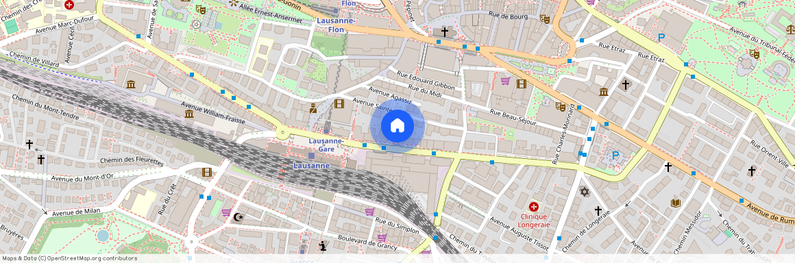 Avenue de la Gare 40/ Av. Sainte-Luce