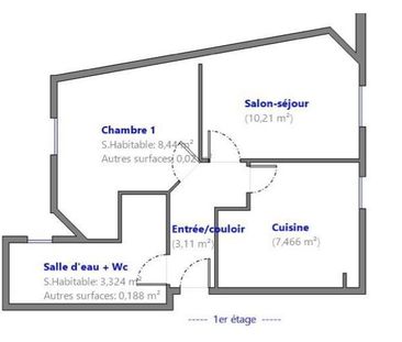 T2 Garches 32 m² - Photo 3