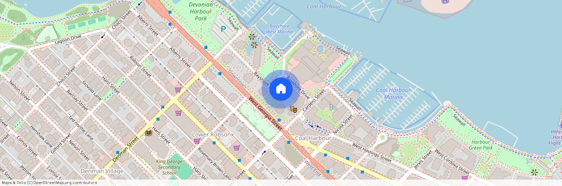 1650 Bayshore Drive, TH5, V6G 3K2, Downtown Vancouver
