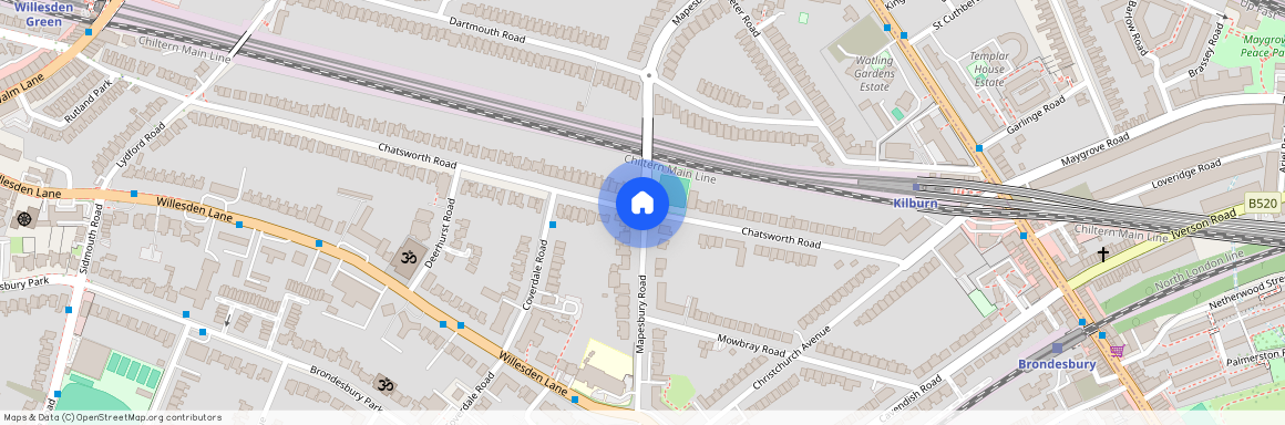 Chatsworth Road, The Mapesbury, NW2, London