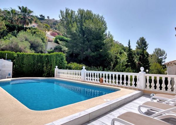For rent villa with private pool near the beach in Cumbre del Sol, Benitachell