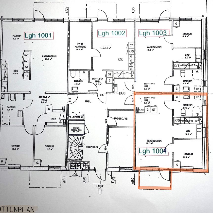 2 rok, Älvgatan 14, lgh 1004 - Photo 2