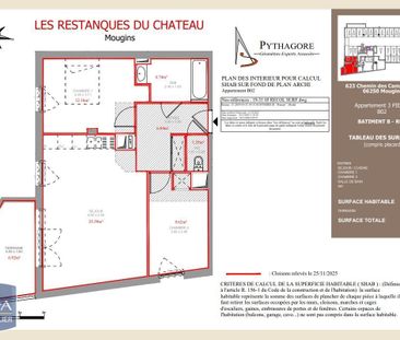 Location Appartement 3 pièces 60m² MOUGINS 06250 - Photo 2