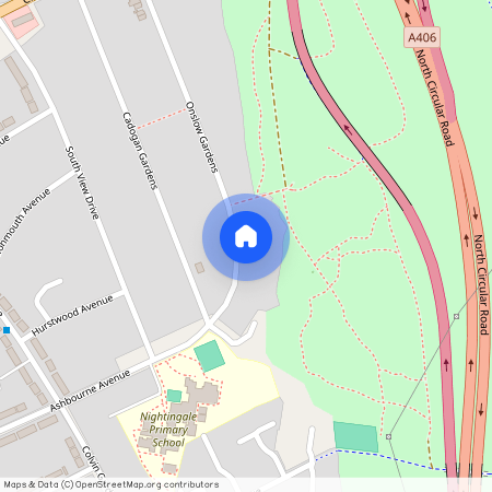 105, Onslow Gardens, London