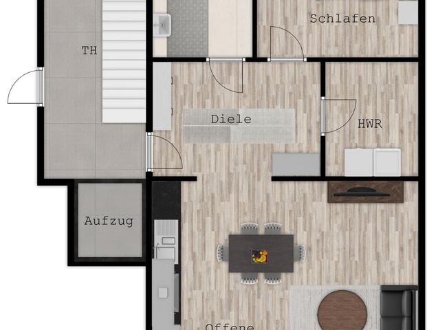 Neubau von 6 barrierearmen Komfort-Mietwohnungen in zentraler Lage von Oberhausen-Mitte - Foto 1