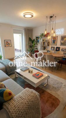 Modern Living: Exklusive 2-Zimmer-Wohnung mit Terrasse und neuer Küche - Photo 1