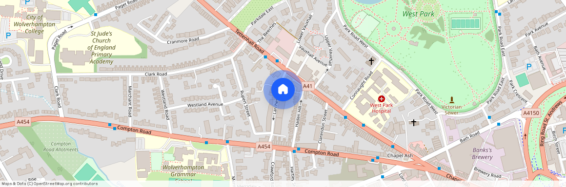 Larches Lane, West Midlands WV3