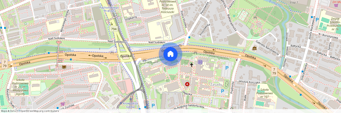 ul. Opolska, Krowodrza Górka, Prądnik Biały, Kraków, małopolskie