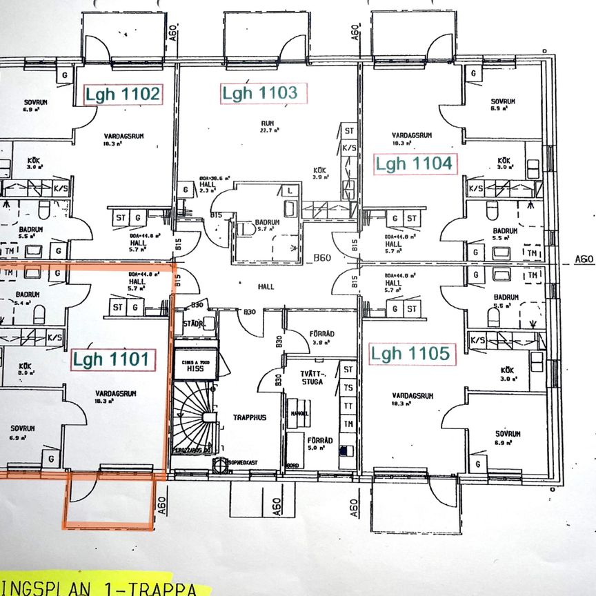 2 rok, Älvgatan 14, lgh 1101 - Foto 2