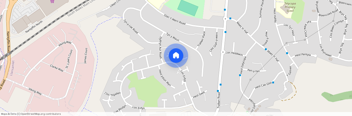 Clos Eileen Chilcott, Llansamlet, SWANSEA