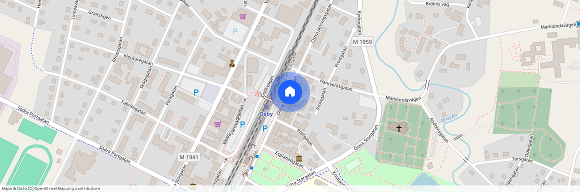 Osby, Skåne, Östra Järnvägsgatan 14 A