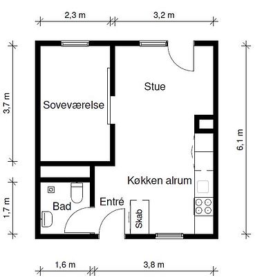 2-værelses studiebolig - Photo 1