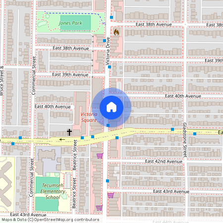 google map, Vancouver, Vancouver, Metro Vancouver, V5P