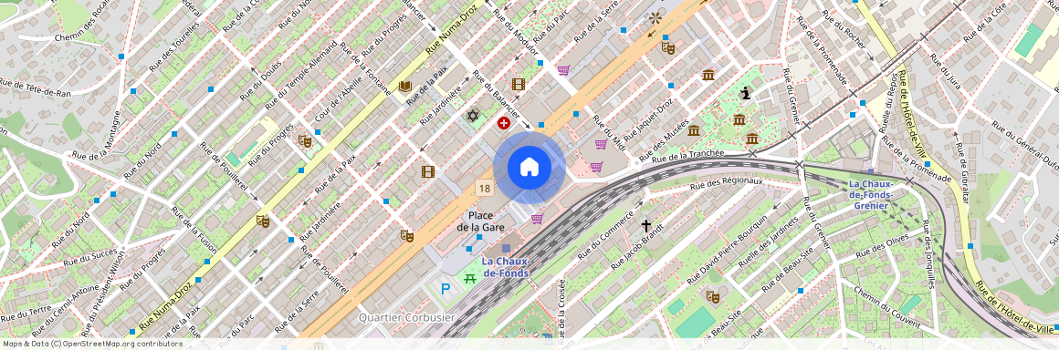 2300, La Chaux-de-Fonds, Rue Daniel-Jeanrichard 43, 46