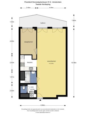 Appartement te huur: President Kennedyplantsoen 51 1079 SK Amsterdam - Photo 1