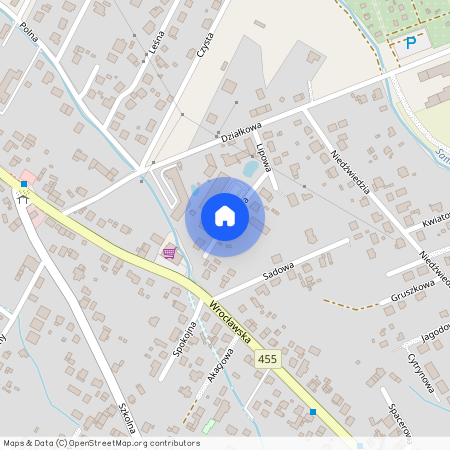 ul. Klonowa, Kamieniec Wrocławski, Czernica, wrocławski, dolnośląskie