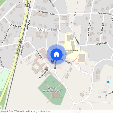 Häradsvägen, Bräkne-Hoby