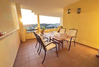 Noble luxury. Two bedroom apartment in a quiet urbanization overlooking the sea and golf cour