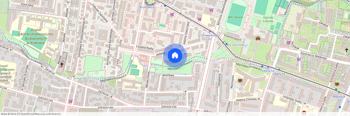 ul. Kaspra Żelechowskiego, Bronowice, Bronowice, Kraków, małopolskie