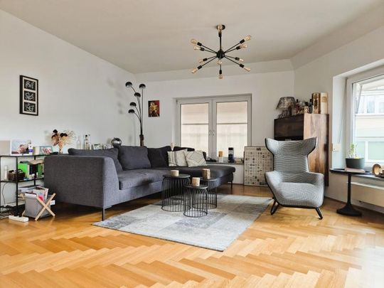 Stilvoll wohnen über den Dächern von Linz, 138 m² WNFL + 10 m² Dachterrasse, 4 Zimmer, Küche möbliert, Parkplatz optional! - Foto 1
