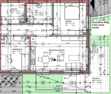 Neubau in Toplage von Brinkum - moderne 3 Zimmer-Wohnung mit KFZ-Ab... - Photo 1