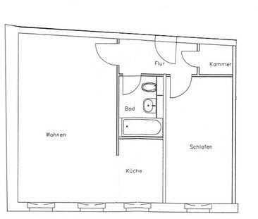 Willkommen in Pirna - Helle 2-Zimmerwohnung mitten im Zentrum zu ve... - Foto 6