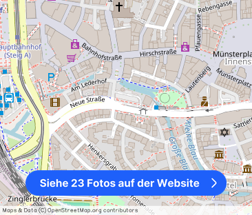 **Ulm-City** hübsche kernsanierte 3-Zi.-Wohnung im 1. OG mit Balkon - Foto 1
