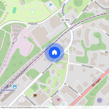 Storuman, Järnvägsgatan, 25A, 92331