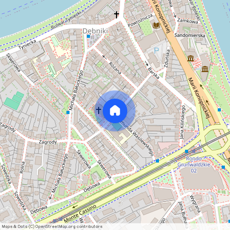 ul. Kazimierza Pułaskiego, Dębniki, Dębniki, Kraków, małopolskie