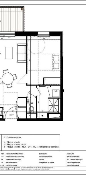 Appartement à louer 2 pièces 30.12m² - Photo 2
