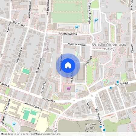 ul. Wiązowa, Bogucice, Katowice, śląskie