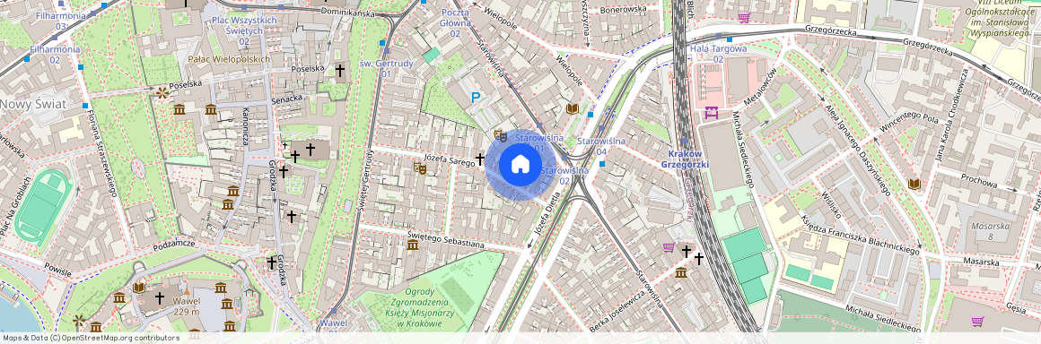 ul. Józefa Sarego, Stradom, Stare Miasto, Kraków, małopolskie