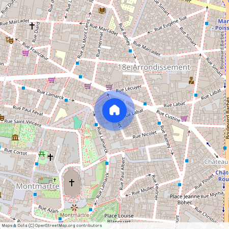 Building Rue Bachelet - checkmyguest - 1052834, Rue Bachelet, Paris