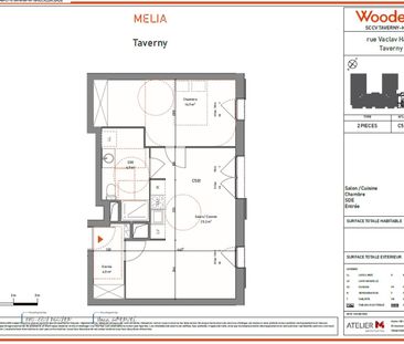 location Appartement T2 DE 51m² À TAVERNY - Photo 4