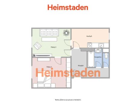 Pronájem bytu 2+1 56 m - Fotografie 4