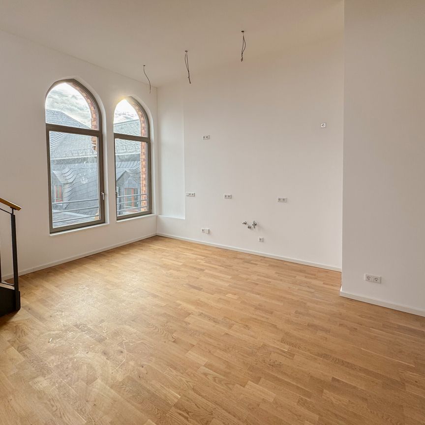 Erstbezug-Hochwertige drei Zimmerwohnung mit Dachterrasse im historischen Kloster Marienborn! - Photo 1