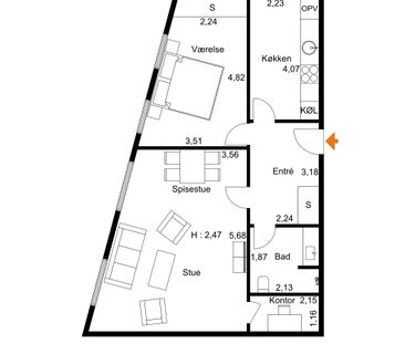 Central beliggenhed med parkering og gårdmiljø - Foto 5