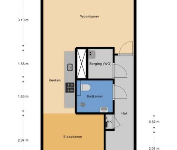 Appartement te huur: Olympiade 706 3134 KP Vlaardingen - Photo 2