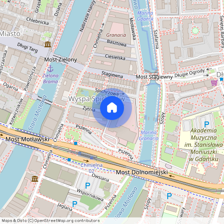 ul. Spichrzowa, Śródmieście, Gdańsk, pomorskie