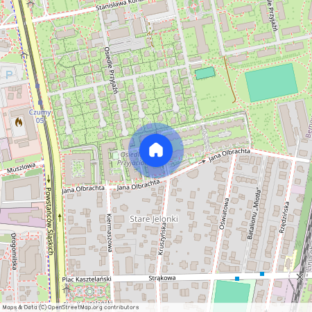 ul. Jana Olbrachta, Jelonki Północne, Bemowo, Warszawa, mazowieckie