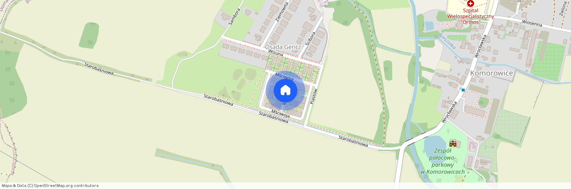 Mściwoja, Komorowice