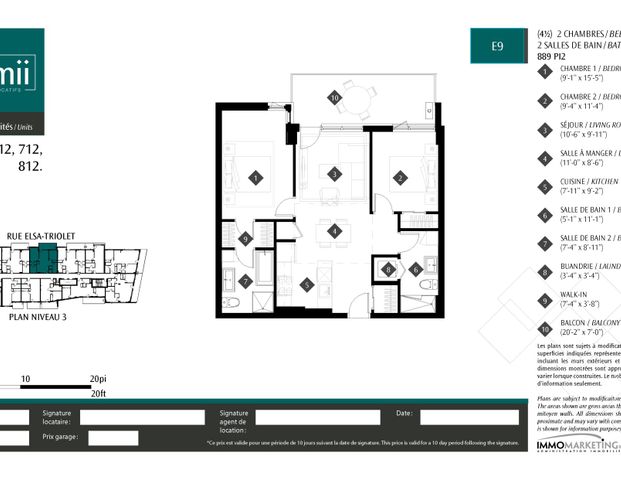 Appartements de luxe4½ à louer - Photo 1