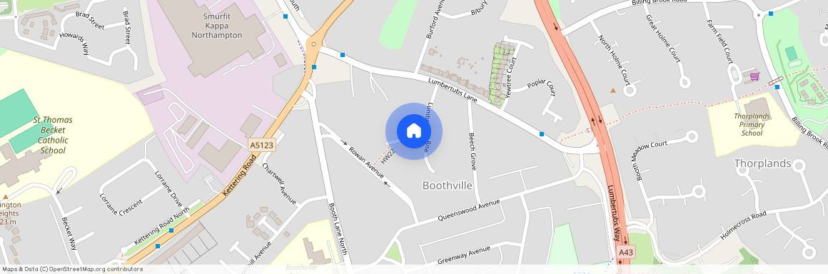 Lumbertubs Rise, NORTHAMPTON