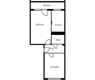 Helle und freundliche 2-Raum Wohnung in top Lage - Foto 1